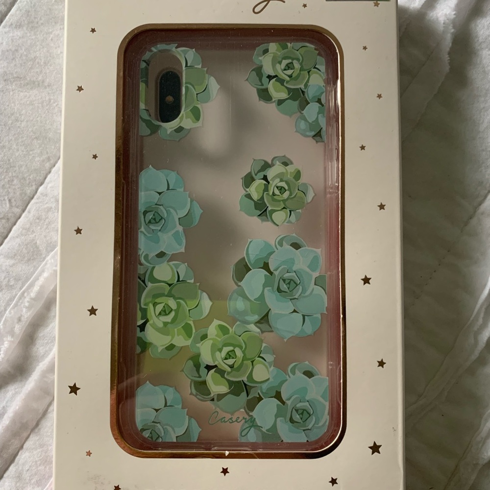 NIB - Succulent Flower iPhone X or XS Case